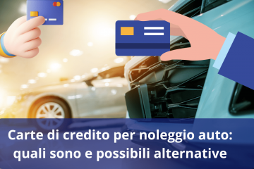 carte di credito per noleggio auto